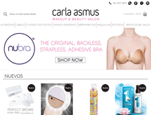 Tablet Screenshot of carlaasmus.com